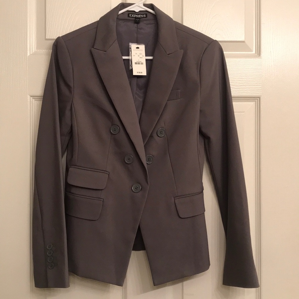 NWT Gray Express Blazer Size 2